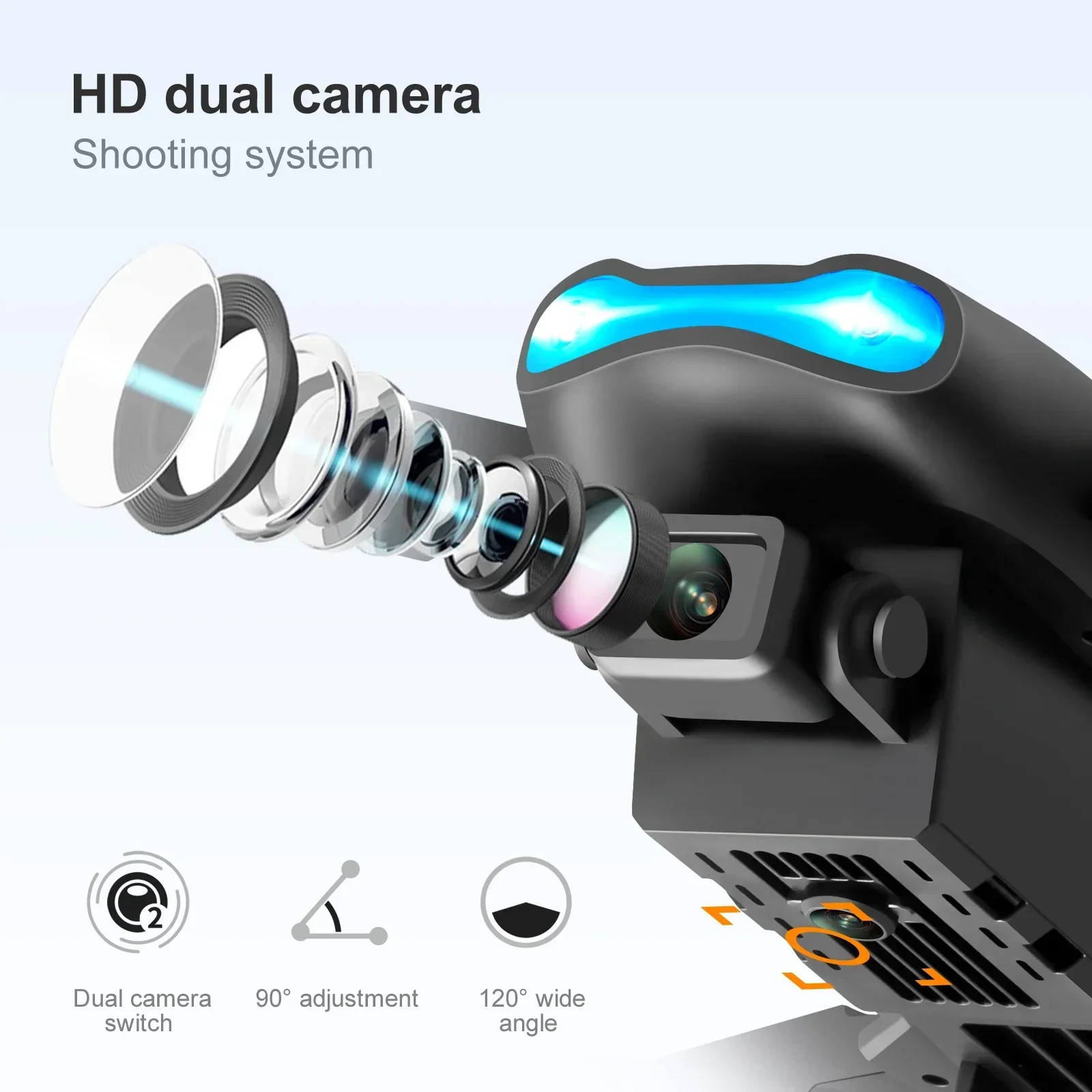 Drone Rc E99 Pro - โดรน E99 K3 Pro 4K พับได้