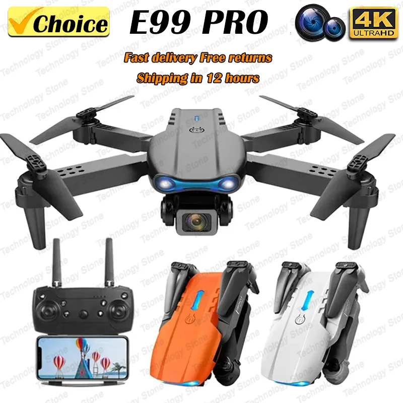 Drone Rc E99 Pro - โดรน K3 E99PRO พร้อมกล้อง HD คู่