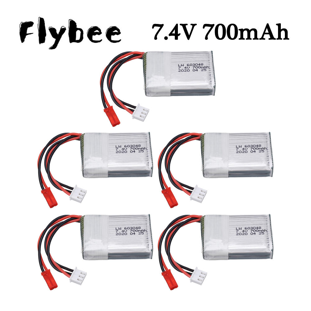 Drone Rcs - 7.4V 700mAh 25c แบตเตอรี่ Lipo สําหรับ