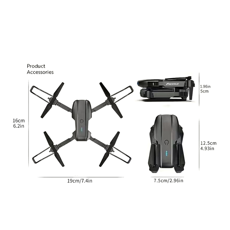 โดรน E99 Pro Mini RC แบบพับได้ - Drone Rc E99 Pro บทวิจารณ์และราคา