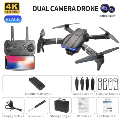 โดรน E99 K3 Pro 4K พับได้ กล้อ - Drone Rc E99 Pro บทวิจารณ์และราคา
