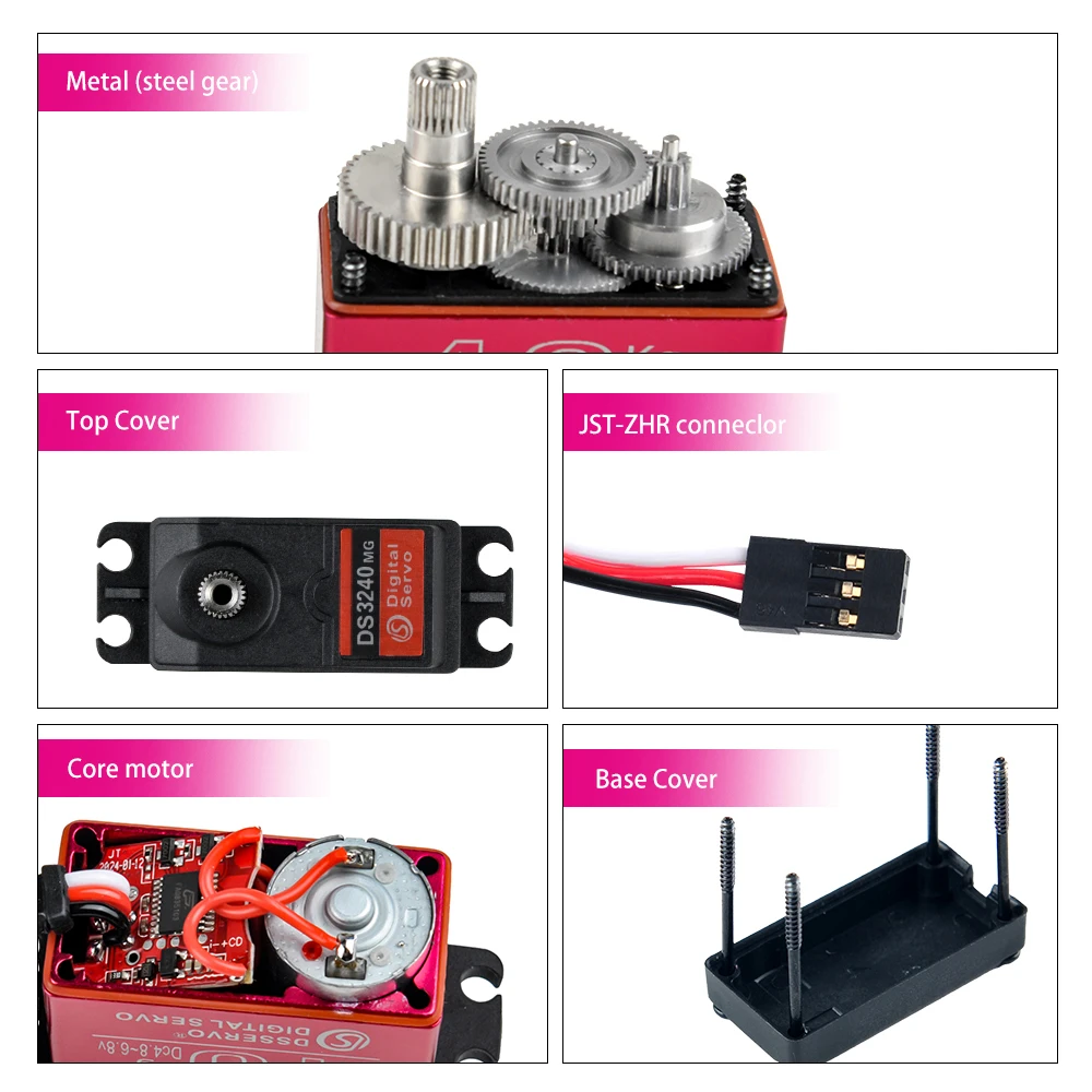 40KG Dsservo DS3240 แรงบิดขนาด - Rc Car Servo บทวิจารณ์และราคา