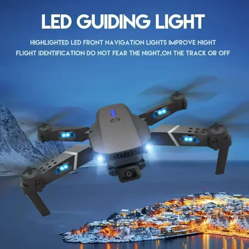 E88 Pro WIFI FPV Droneมุมกว้าง - Drone Rc Pro บทวิจารณ์และราคา