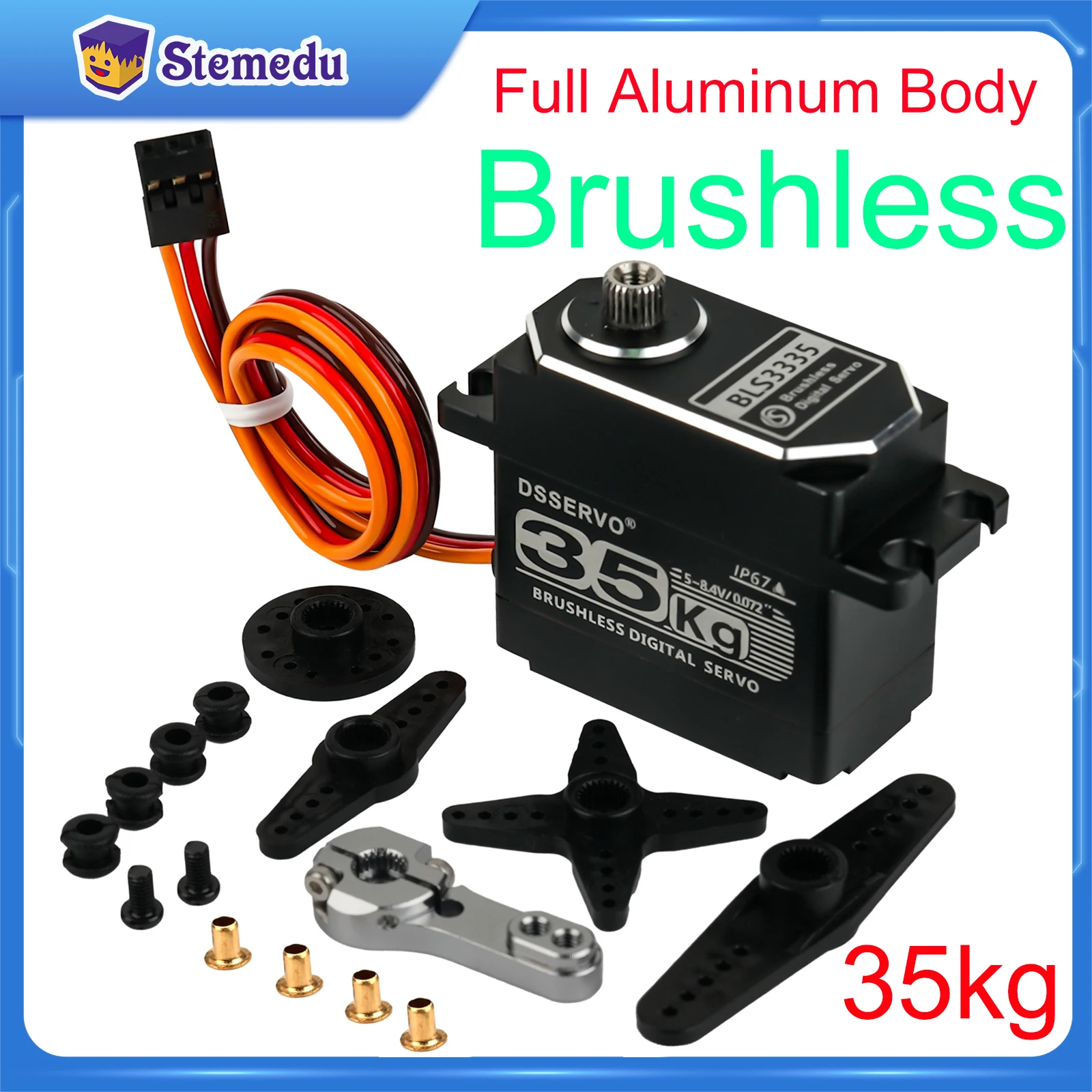 35KG BLS3335 เซอร์โวมอเตอร์ดิจ - Rc Car Servo บทวิจารณ์และราคา