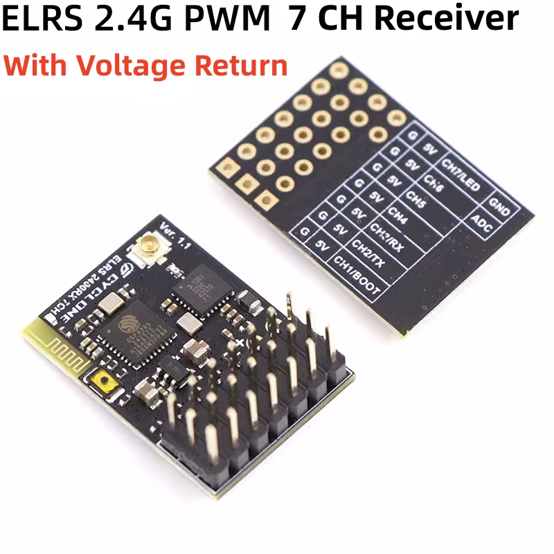 Elrs 2.4G PWM ตัวรับสัญญาณ7CH  - Drone Rcs บทวิจารณ์และราคา