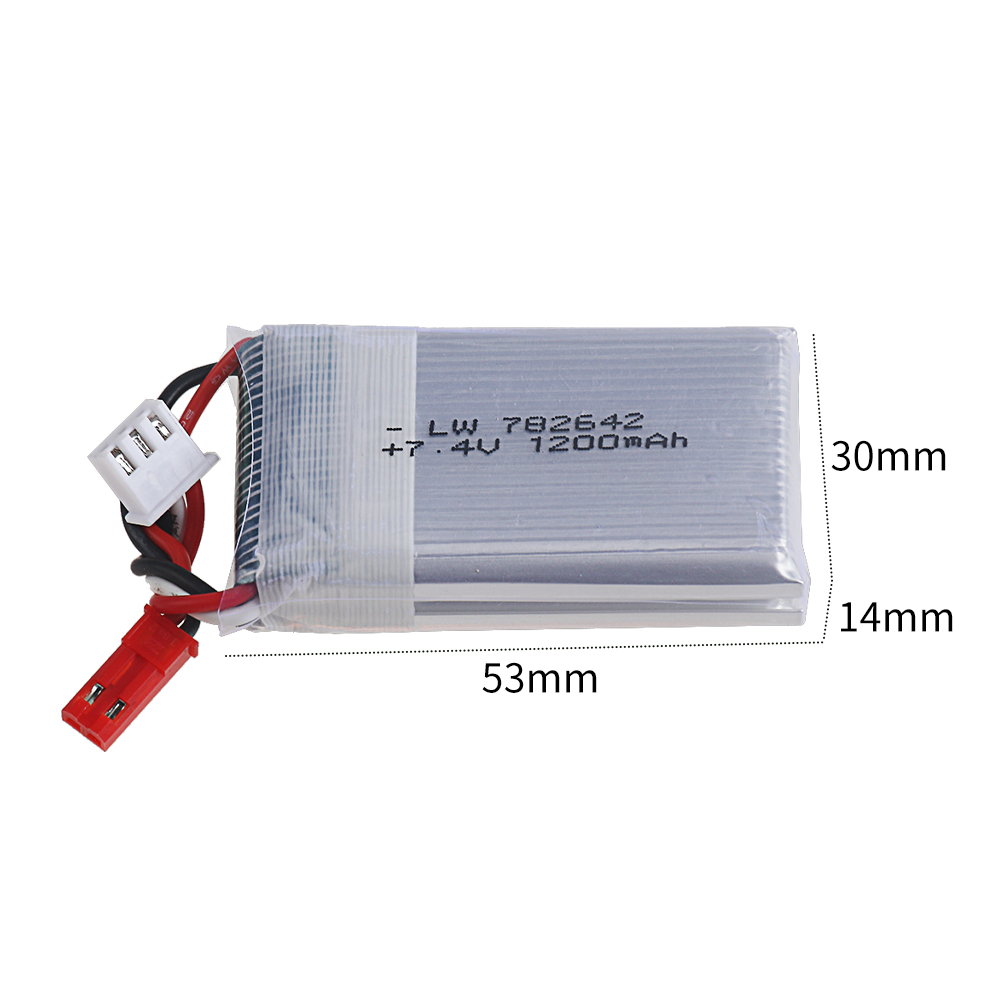 แบตเตอรี่ลิโพ 7.4v 1200mah พร้ - Drone Mjx Rc บทวิจารณ์และราคา