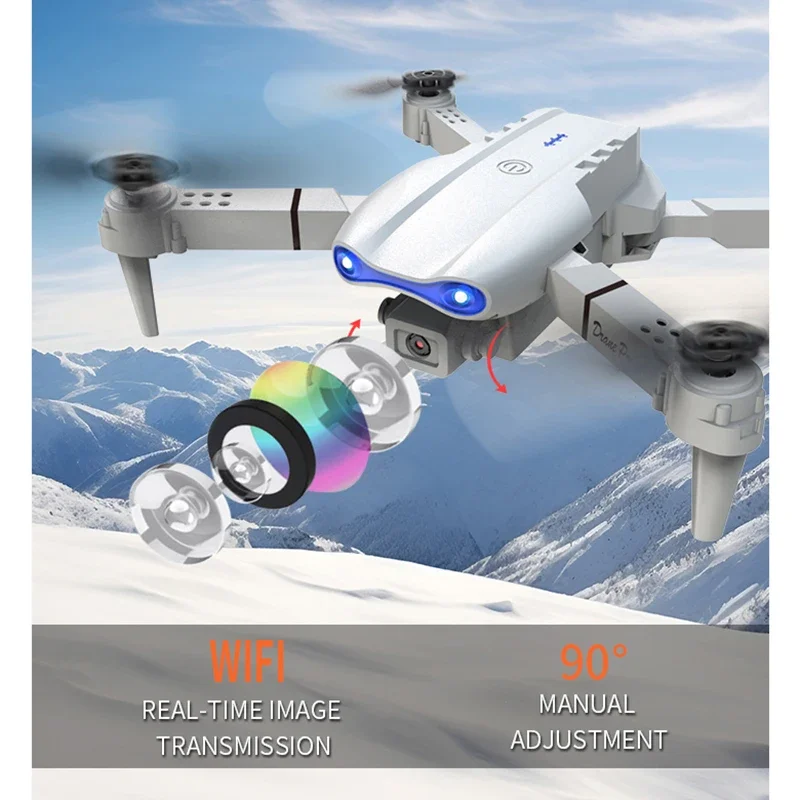 เฮลิคอปเตอร์บังคับวิทยุพับได้  - Drone Rc E99 Pro บทวิจารณ์และราคา