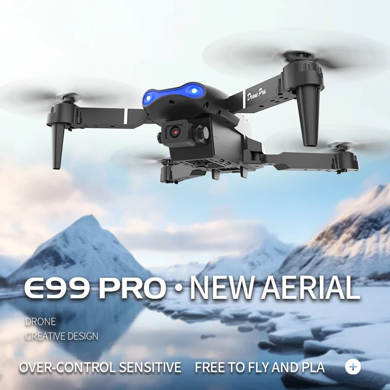 เฮลิคอปเตอร์บังคับวิทยุพับได้  - Drone Rc E99 Pro บทวิจารณ์และราคา