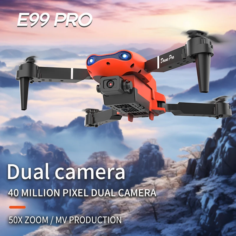 เฮลิคอปเตอร์บังคับวิทยุพับได้  - Drone Rc E99 Pro บทวิจารณ์และราคา