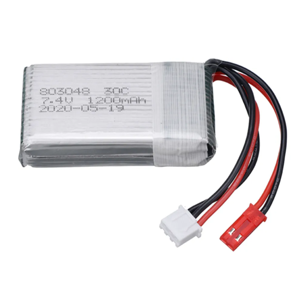 แบตเตอรี่ลิโพ 803048 7.4V 1200 - Drone Mjx Rc บทวิจารณ์และราคา