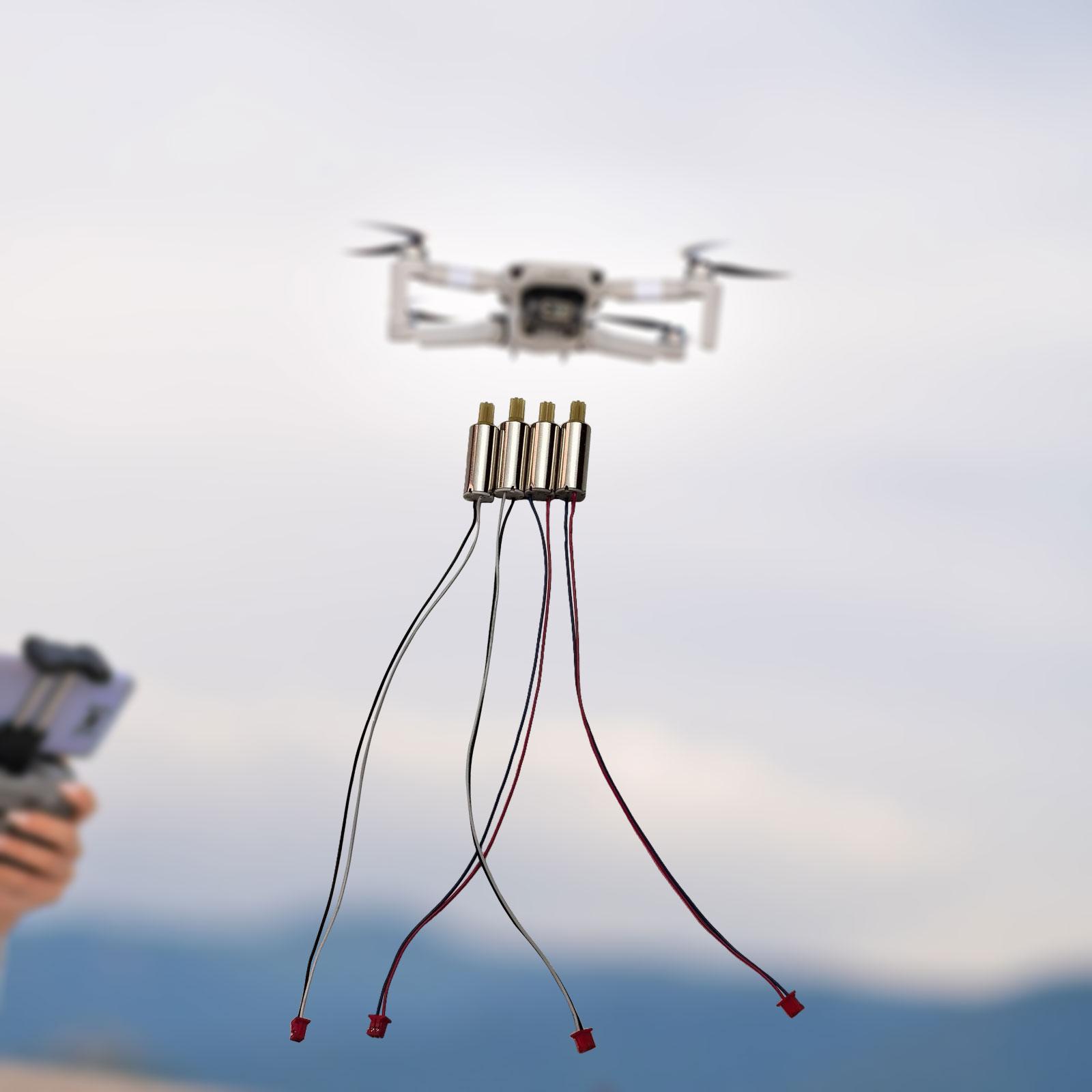 ชิ้นส่วนมอเตอร์โดรน RC 4 ชิ้น  - Drone Rc E99 Pro บทวิจารณ์และราคา
